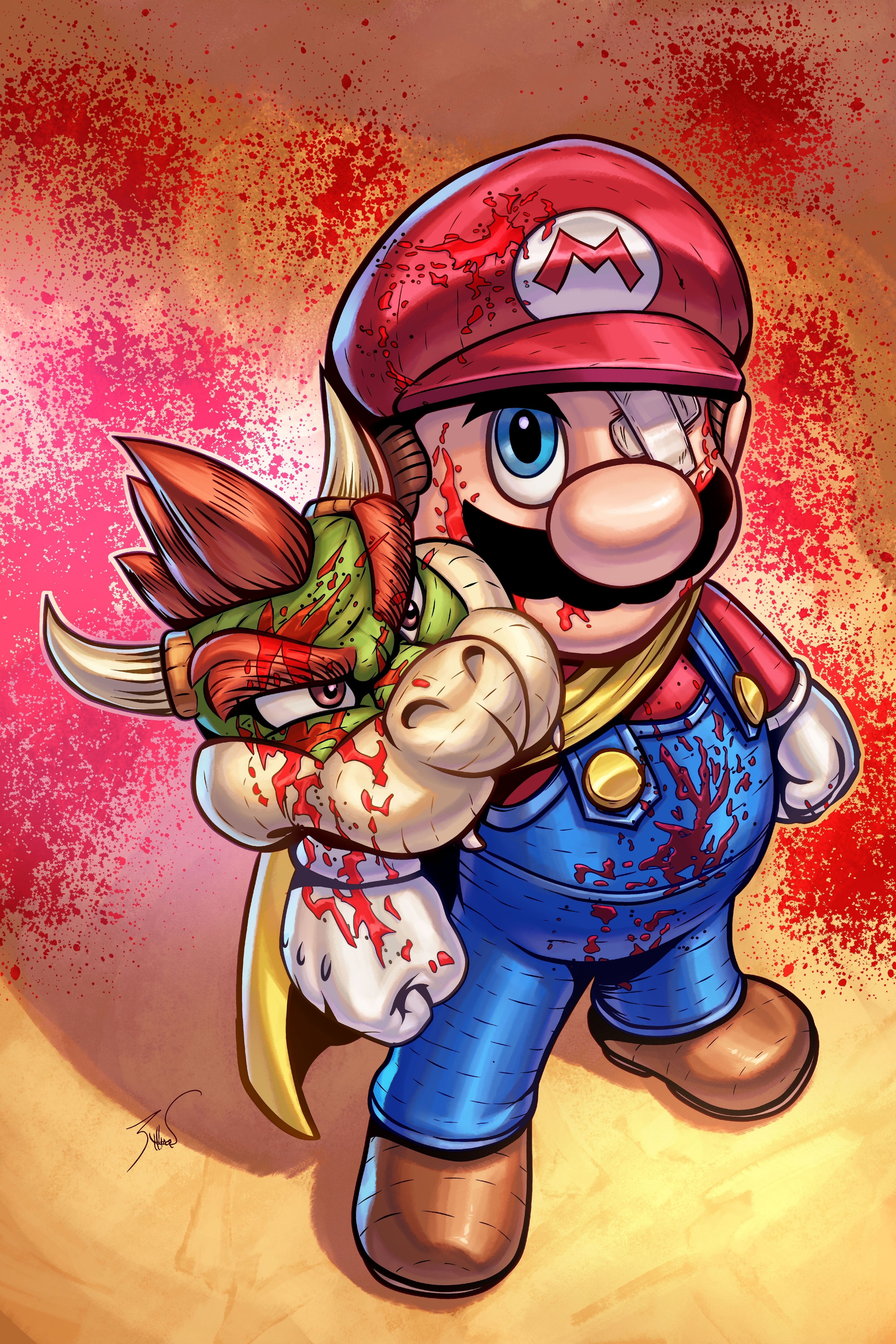 Hero's Con Exclusive Legends of Gaming Mario Edition #1 Embossed Foil LTP 25