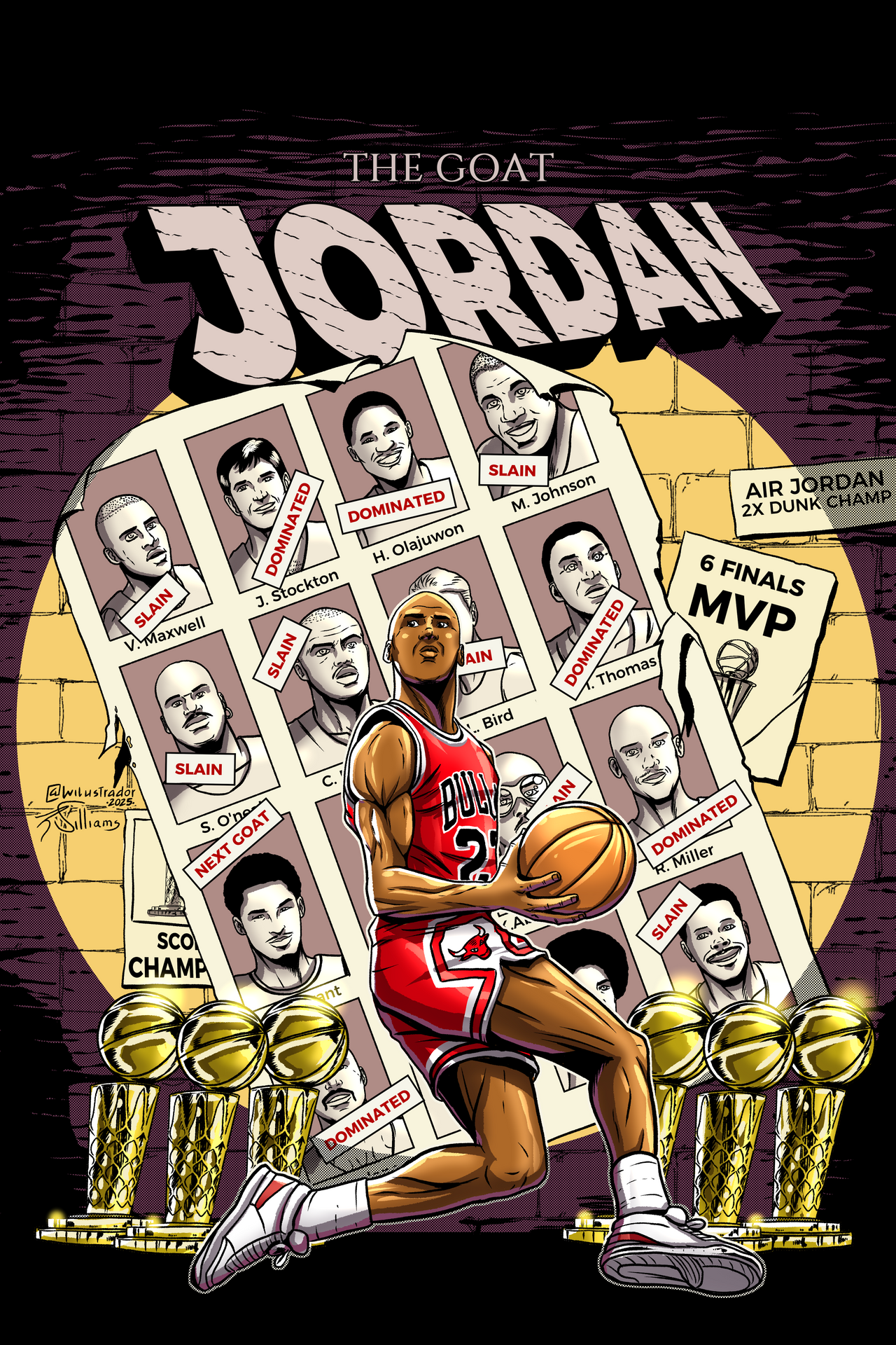 C2E2 Exclusive Michael Jordan FAME Cover Foil LTP 100